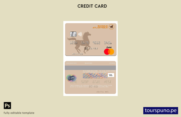 lista para imprimir plantilla de mastercard Mali Banque Atlantique Mali